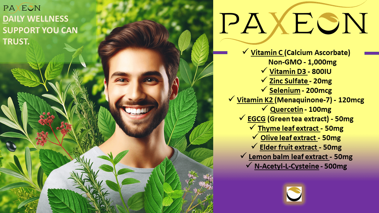 PAXEON IMMUNE ASSIST - (3) Bottles - 15% discount - Paxeon