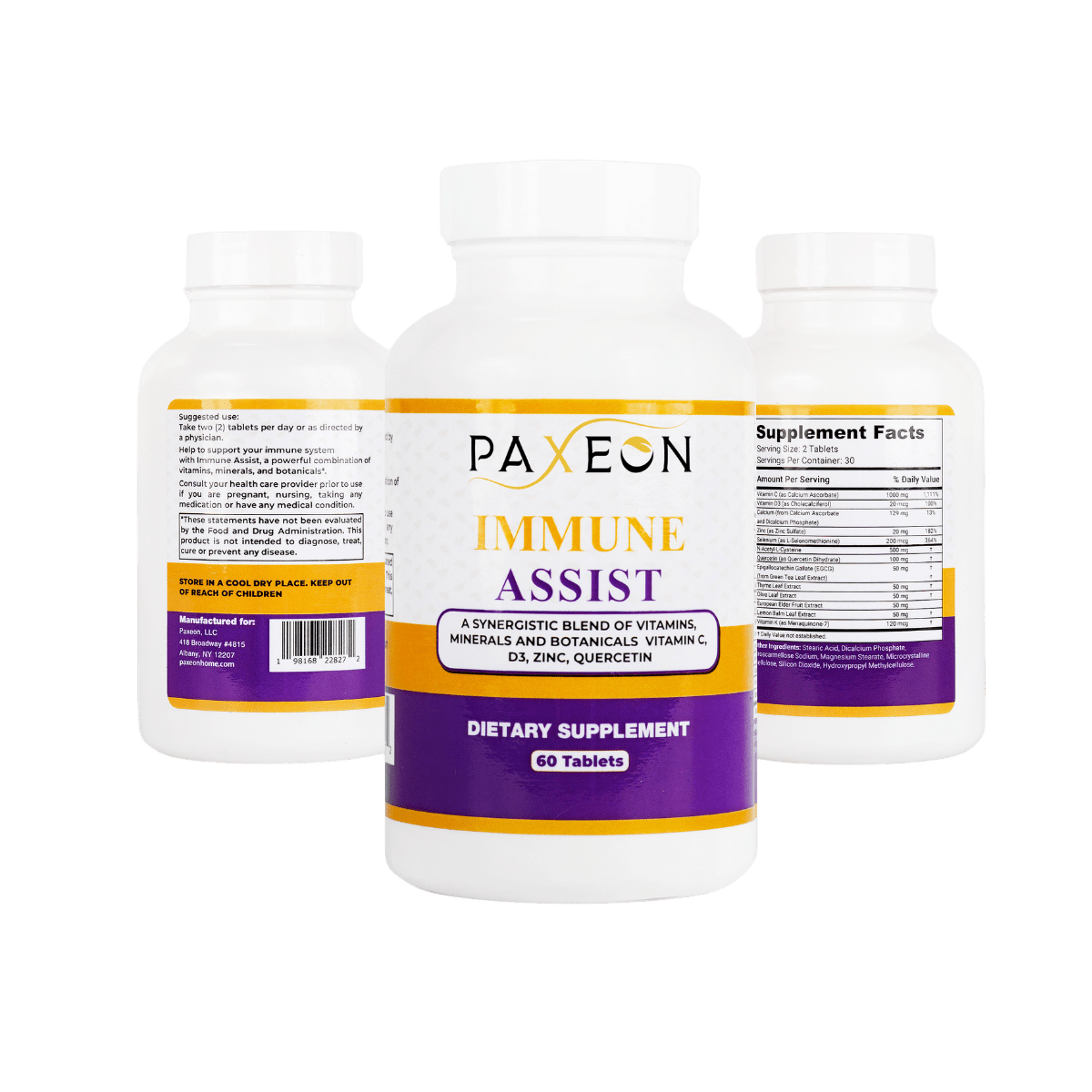 PAXEON IMMUNE ASSIST - (3) Bottles - 15% discount - Paxeon